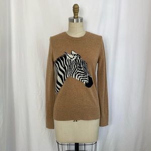 Banana Republic zebra knit sweater.